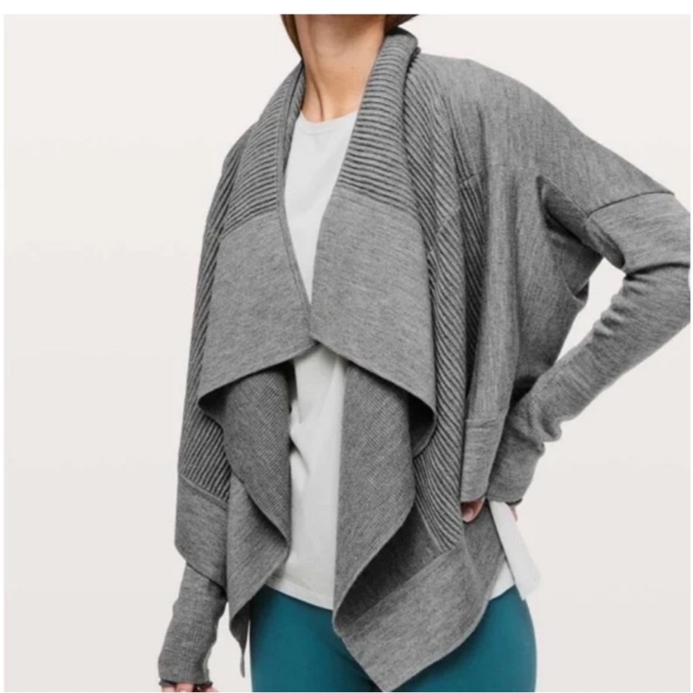 Size 6 Lululemon Open-Front Sweater